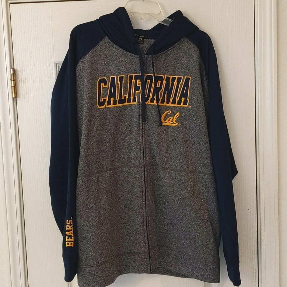 Champion Zip up, CAL, hoodie.  SIZE XXL